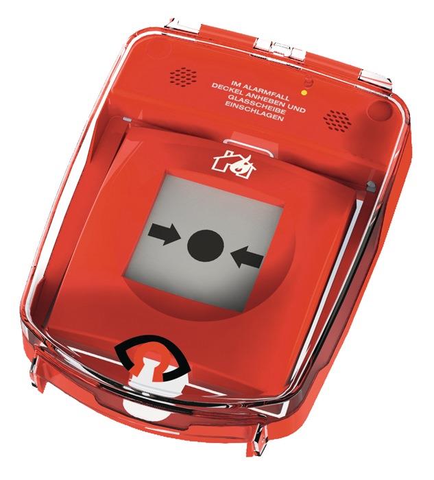 Schutzhaube eCover zur Sicherung von Druckknopfmeldern 401 001 ohne Öffnungsalarm