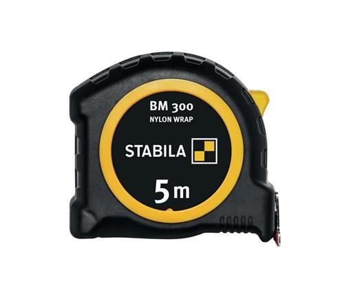Taschenrollbandmaß BM 300 L.5m B.27mm mm/mm EG II PC-ABS/TPE EASY-CLIP STABILA