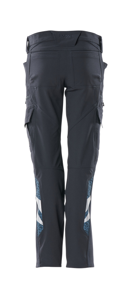 Damen-Passform PEARL Hose mit Schenkeltaschen ACCELERATE Schwarzblau 76C38