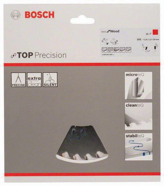 Kreissägeblatt 165 mm 1,8 mm 20 mm 32