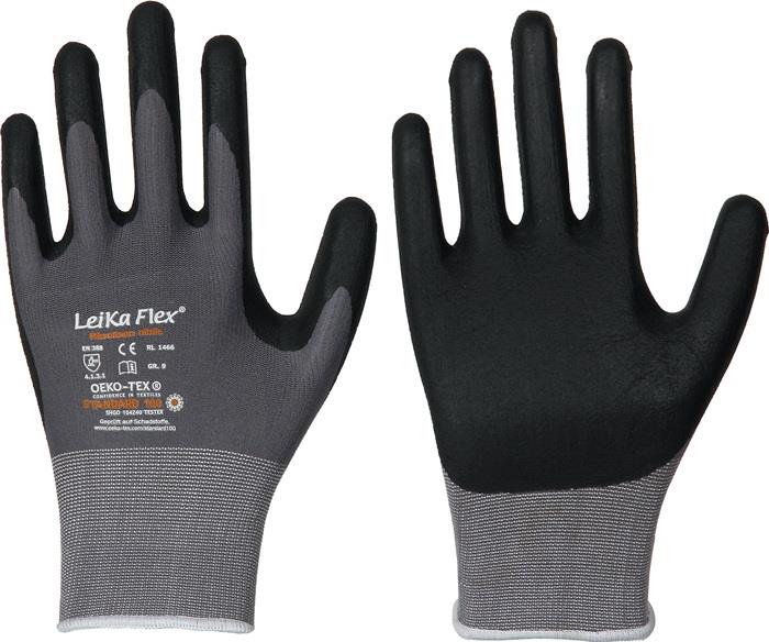 Handschuhe LeiKaFlex 1466 EN420+EN388 PSA Kategorie II 10