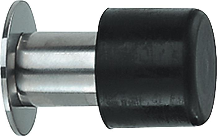 Wandtürpuffer 38 3880 Aluminium naturfarbig / F1 120 mm 0105