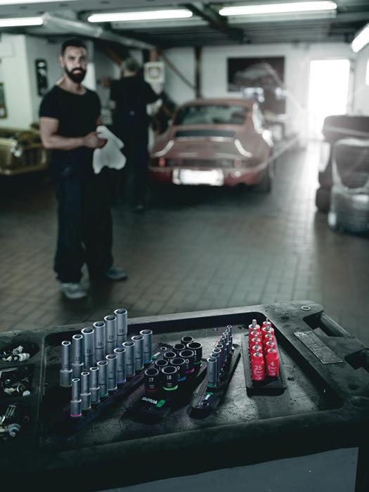 Steckschlüsseleinsatzset Deep 1 9-teilig Antrieb 6,3 mm (1/4) ″ WERA