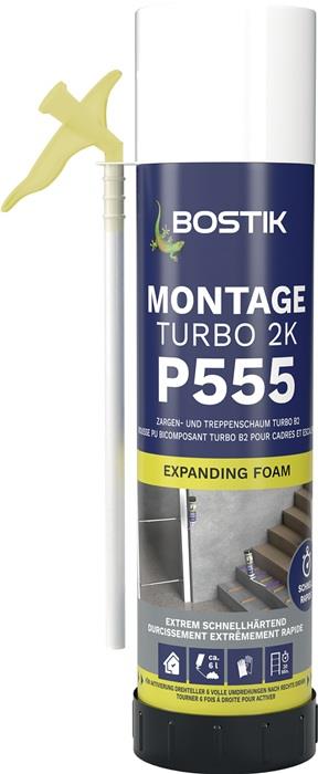 2K-Montageschaum Zargen Turbo P555 245 ml B2 violett Dose BOSTIK