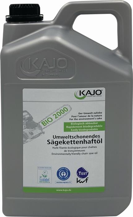 Sägekettenhaftöl BIO 2000 76 mm²/s (bei 40°C) KAJO 5 l Kanister