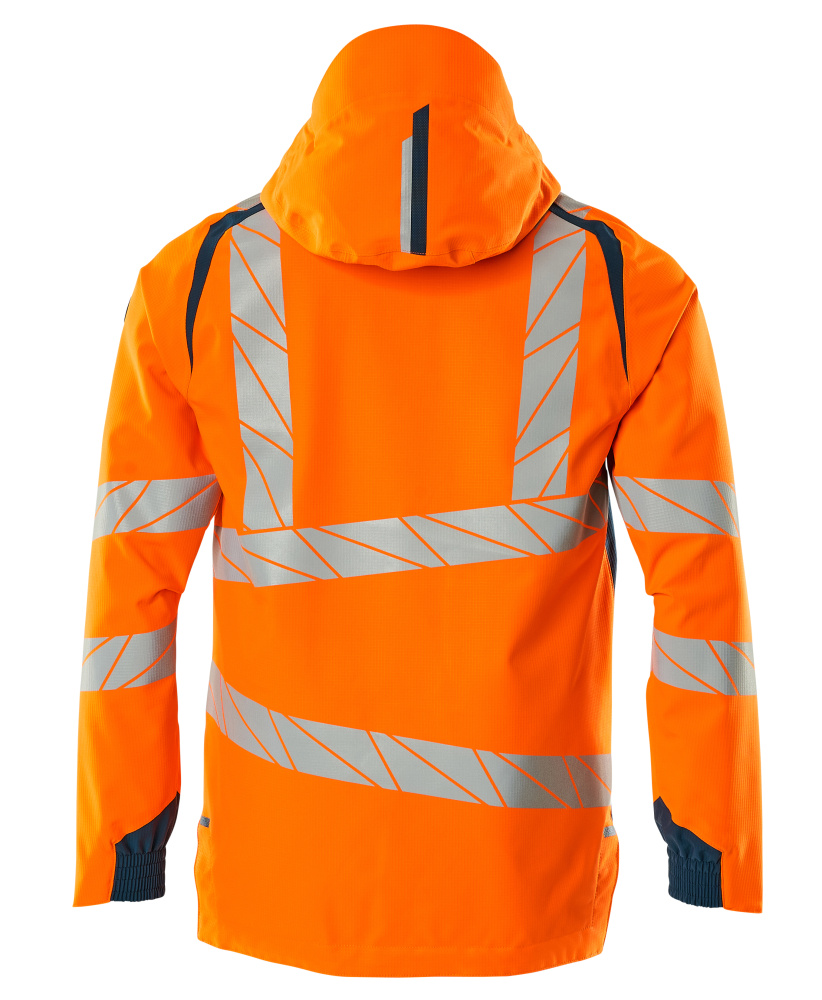 Hardshelljacke ACCELERATE SAFE Hi-vis Orange/Dunkelpetroleum S