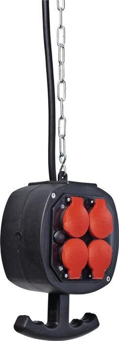 Hängestromverteiler 230V/16 A H07RN-F 3G1,5 2x 4 230V/16A