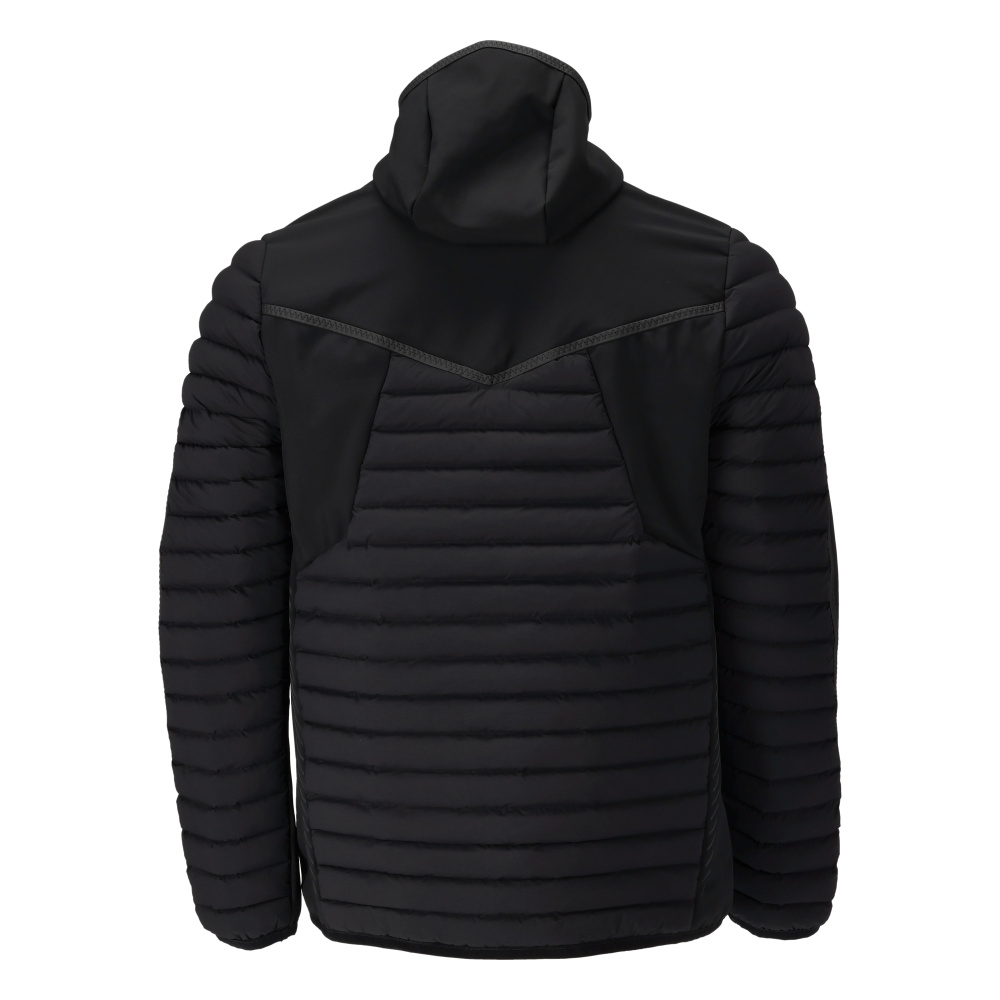 Thermojacke mit Kapuze CUSTOMIZED Schwarz L