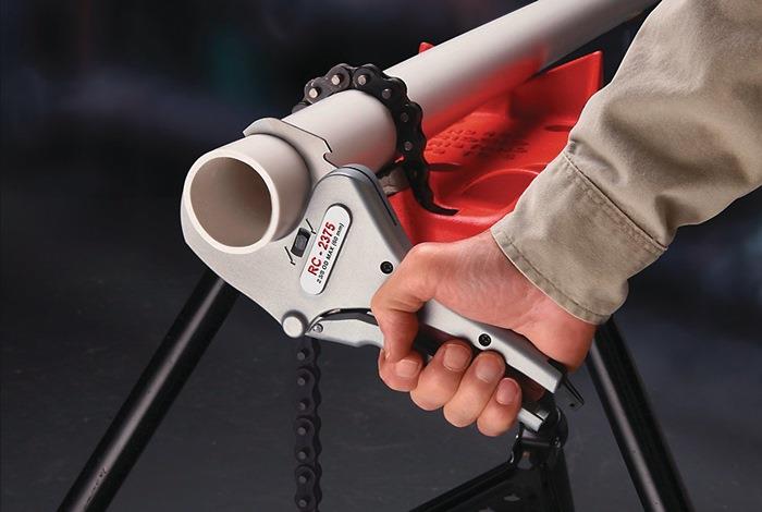 Ratschenkunststoffschere RC-2375 3 - 63 mm PP/PE/PB/CPVC/PVC, Verbundrohr RIDGID