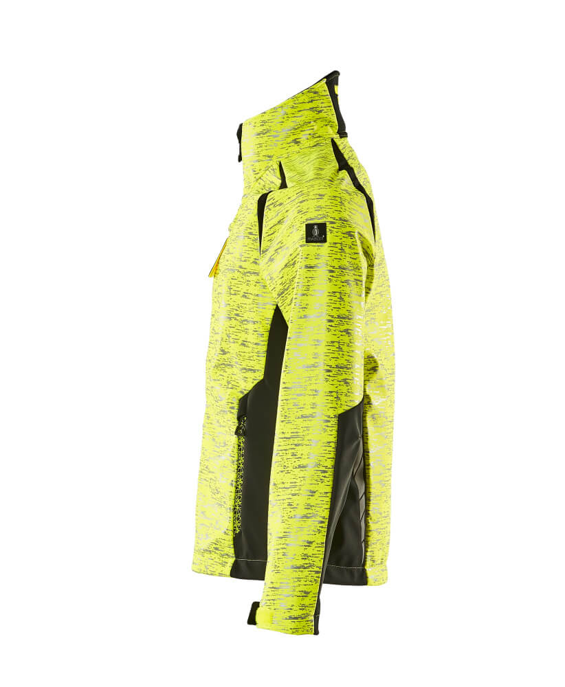 Damen-Passform Softshelljacke ACCELERATE SAFE Hi-vis Gelb/Schwarz 2XL