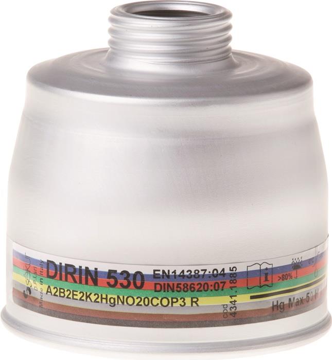 Mehrbereichskombifilter DIRIN 530 A2B2E2K2 HgNO 20CO-P3 f. EKASTU