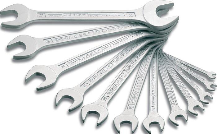 Doppelmaulschlüsselsatz 450N CV Stahl 10-teilig