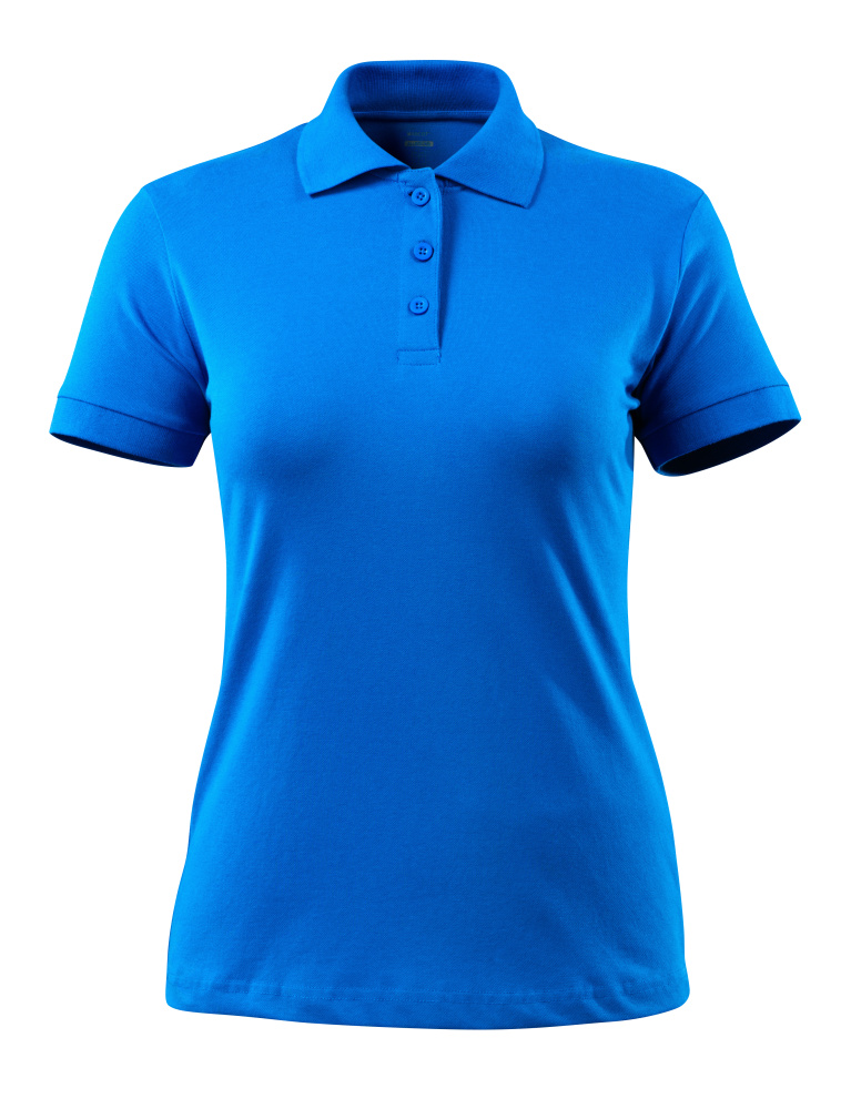 Damen-Passform Polo-Shirt CROSSOVER Azurblau L
