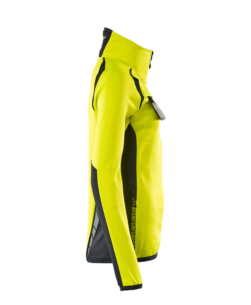 Damen-Passform Fleecejacke ACCELERATE SAFE Hi-vis Gelb/Schwarzblau L