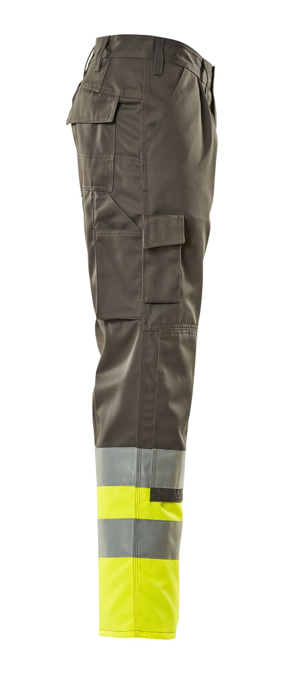 Hose mit Knietaschen SAFE COMPETE Anthrazit/Hi-vis Gelb 82C45