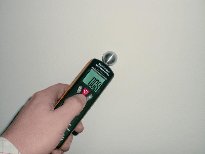 Materialfeuchtemessgerät Messbereich 0 bis 100 digits H280xB45xT33mm für Holz und Baustoffe TFA