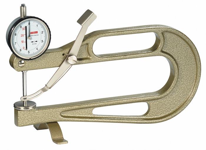 Dickenmessgerät 0 30 mm Ablesung 0,1 mm flach 10=c mm