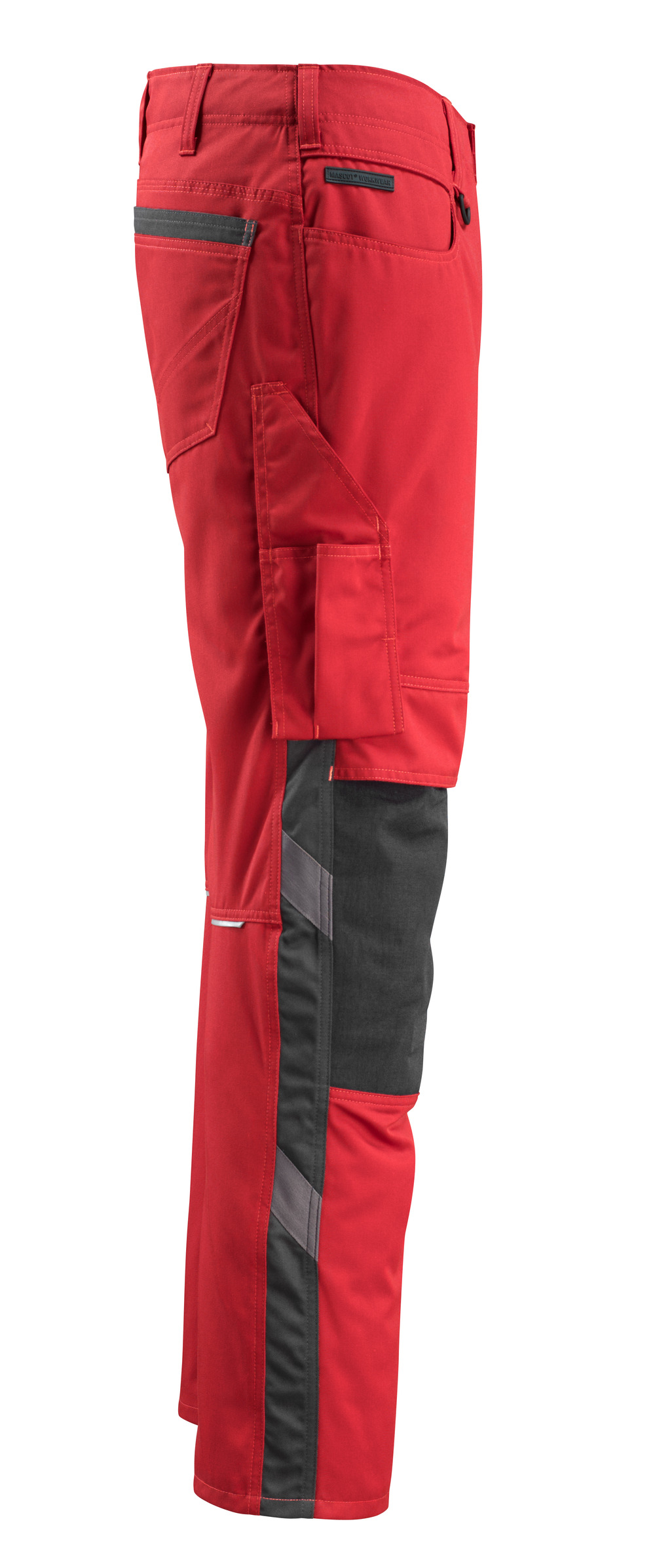 Hose mit Knietaschen UNIQUE Rot/Schwarz 82C48