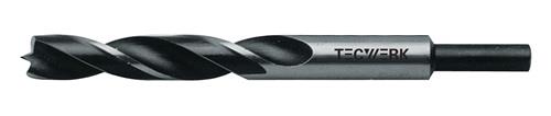 Maschinenholzspiralbohrer D.10,0mm Gesamt-L.133mm CV-Stahl TECWERK
