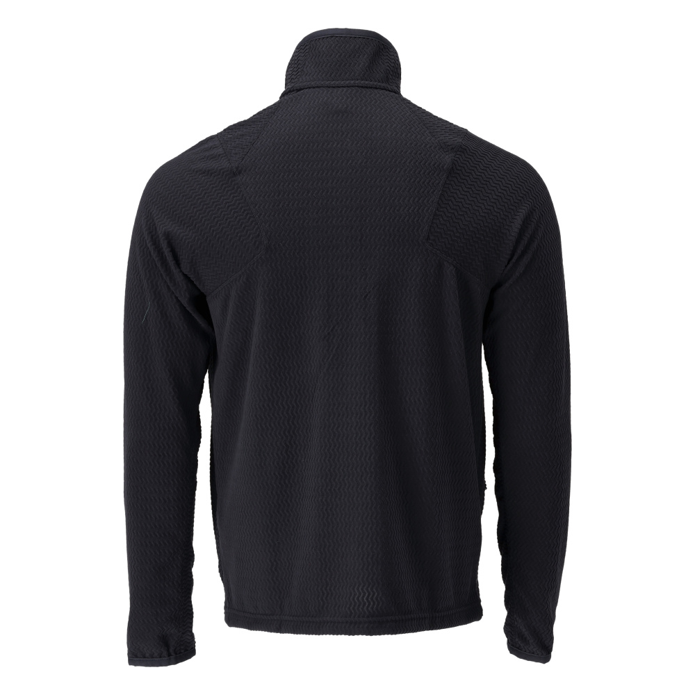 Microfleece Pullover mit Reißverschluss CUSTOMIZED Schwarzblau 4XL