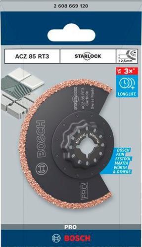 Segmentsägeblatt PRO ACZ 85 RT3 D.85mm Schnitt-B.2,5mm Starlock 1 St.BOSCH
