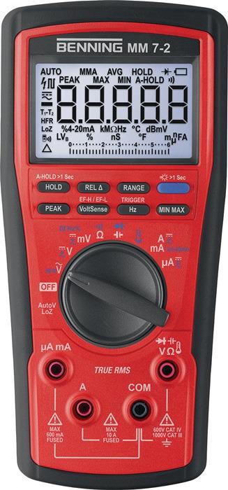 Multimeter MM 7-2 1000 V TRUE RMS BENNING