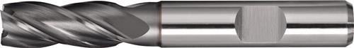 Schaftfräser DIN 844 TypN D.10mm HSS-Co8 TiCN Weldon Z.4 kurz TECWERK