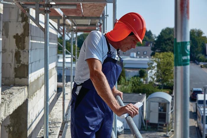 Schutzhelm INAP-Profiler plus UV Polyethylen EN 397 VOSS signalweiß