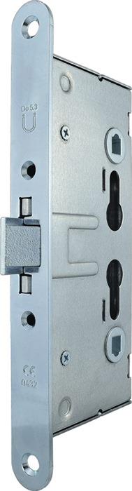 Feuerschutzschloss 1009P PZ 24/65/72/9 mm DIN links /rechts abgerundet verzinkt BEVER
