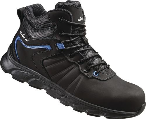 Sicherheitsstiefel Mathi Gr.40 schwarz/blau S3 SRC EN20345 Leder WICA