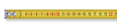 Taschenrollbandmaß BM 100 L.3m B.16mm mm/mm EG II ABS/TPE Metall-Clip STABILA