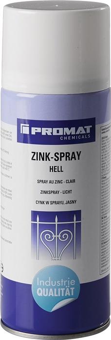 Zinkspray hell 400 ml weißaluminium Spraydose PROMAT CHEMICALS