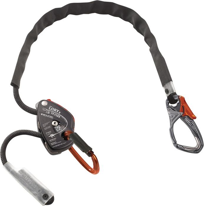 Verbindungsmittel LORY X EN 358:2018 EN 795-B:2012 PSA Kat. III Polyamid, Alu, Stahl Länge ca. 1,5 m SKYLOTEC