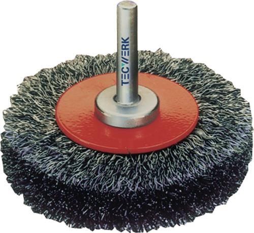 Rundbürste D.30mm Drahtstärke 0,2mm STA 9mm 20000min-¹ TECWERK