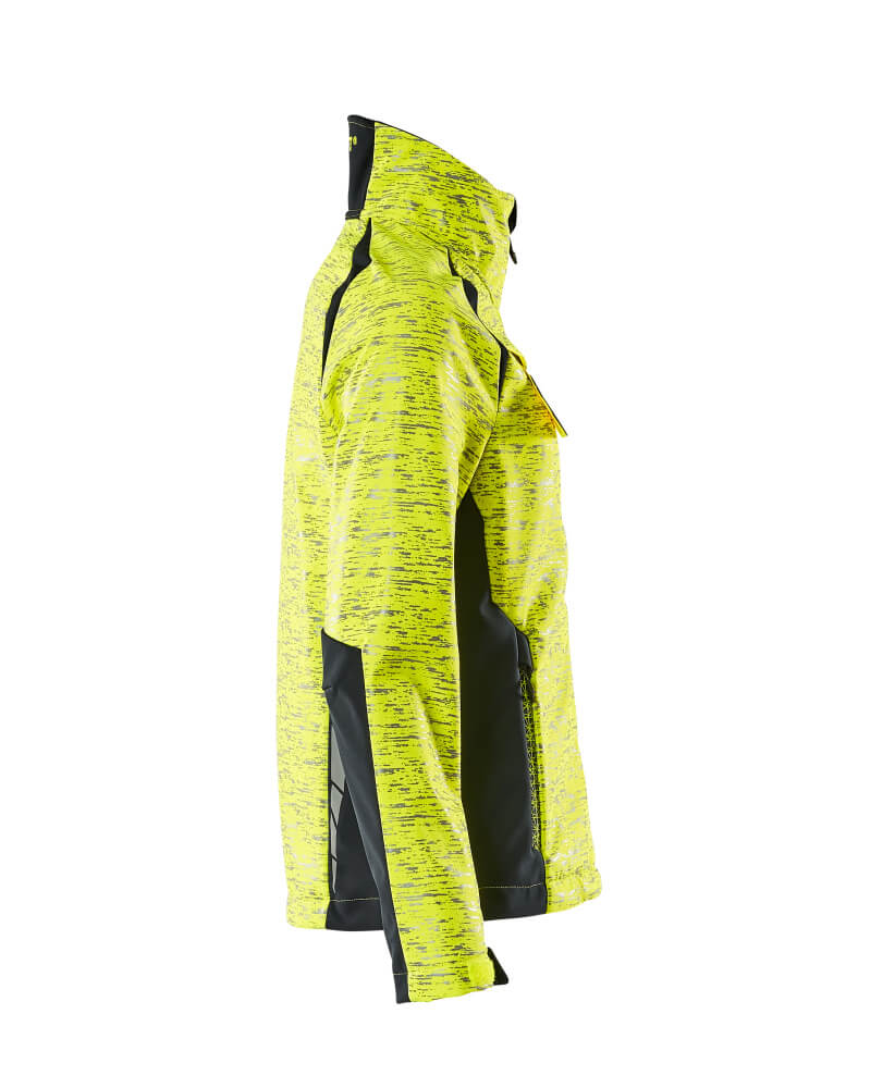 Damen-Passform Softshelljacke ACCELERATE SAFE Hi-vis Gelb/Schwarzblau 2XL