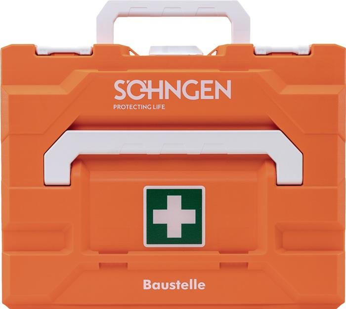 Erste Hilfe Koffer metaBOX 145M B226xH346xT145ca.mm orange SÖHNGEN
