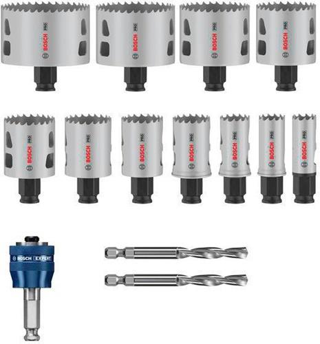 Lochsägen-Set PRO Multi Material PC Plus 14-tlg.20-76mm Schnitt-T.44mm
