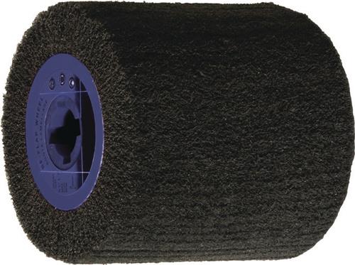 Satinierwalze Vlies 80 coarse braun Ø110xB100mm 19mm TECWERK