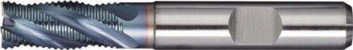 Schaftfräser DIN 844 Typ HR D.10mm Einsatz-L.30mm HSS-Co5 TiCN Weldon TW