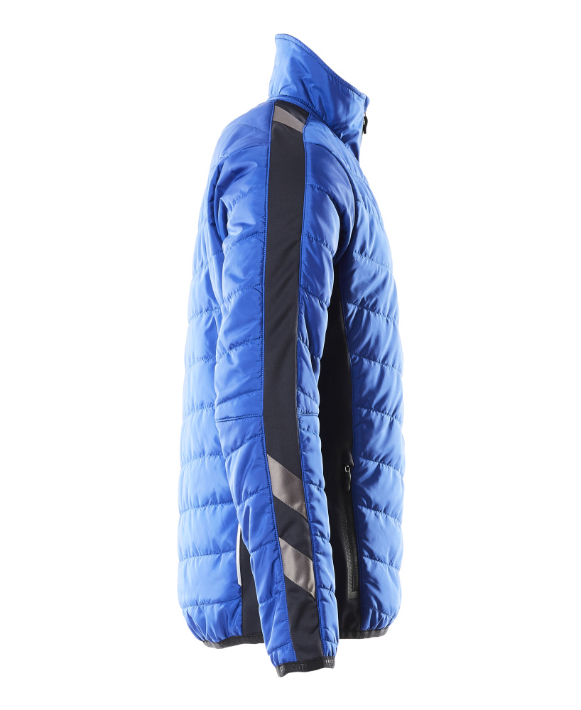 Thermojacke UNIQUE Kornblau/Schwarzblau L