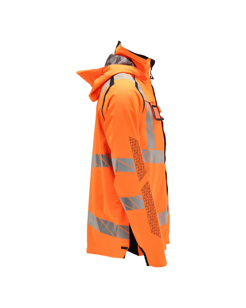 Hardshelljacke ACCELERATE SAFE Hi-vis Orange/Schwarzblau S