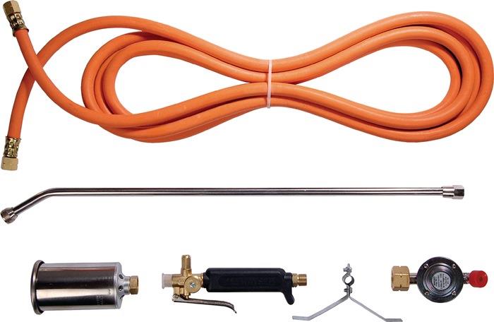 Propananwärmbrennerset mit Druckminderer manuelle Zündung 5 m KAYSER