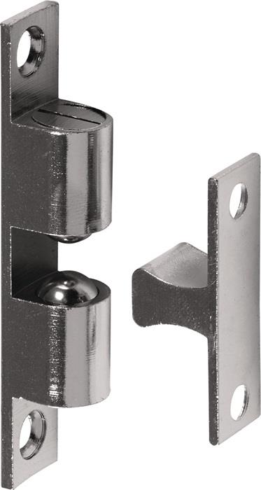 Doppelkugelschnäpper Kugeln und Federn aus Stahl 10 mm blank 50 mm