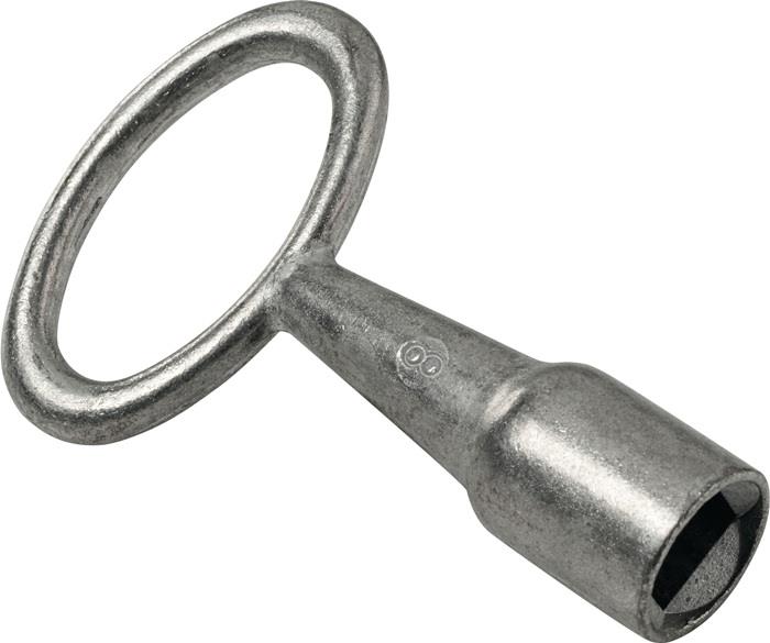 Dornschlüssel DIN7417 vernickelt m.Innen-4KT AMF