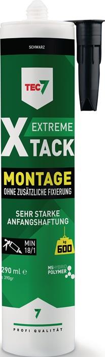 Montagekleber X TACK 290 ml schwarz