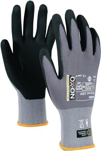 Handschuh Flexib Advanced 1900 Gr.10 schwarz/hellgrau EN388 EN420+A1 EN407 PSAII