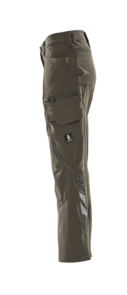 Damen-Passform PEARL Hose mit Schenkeltaschen ACCELERATE Dunkelanthrazit 76C38