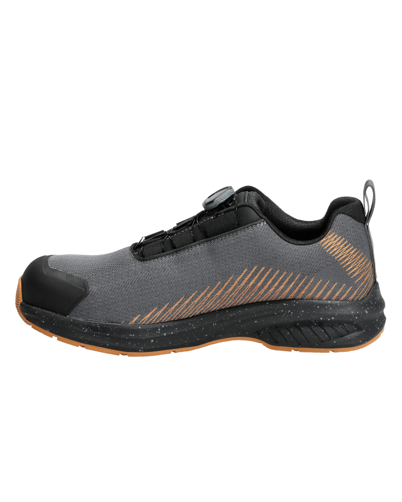 Sicherheitsschuhe FOOTWEAR CUSTOMIZED Anthrazitgrau/Nussbraun 1039