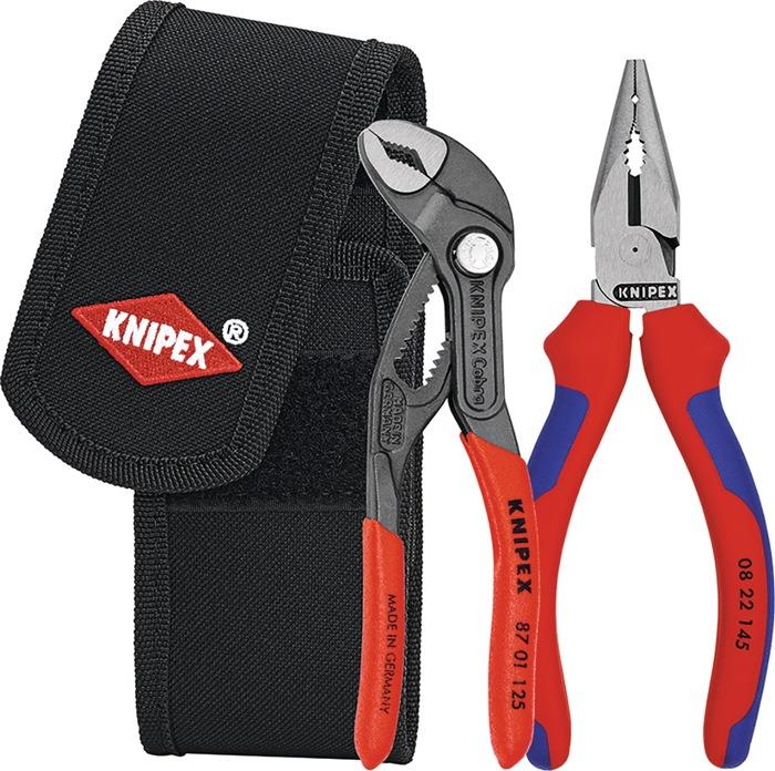 Zangensatz Minis Inhalt 2-teilig Gürteltasche KNIPEX