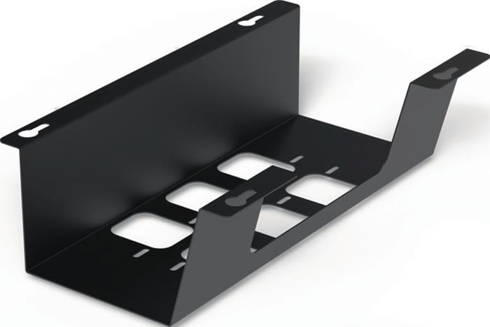 Kabelwanne BOXIT V schwarz 310 mm